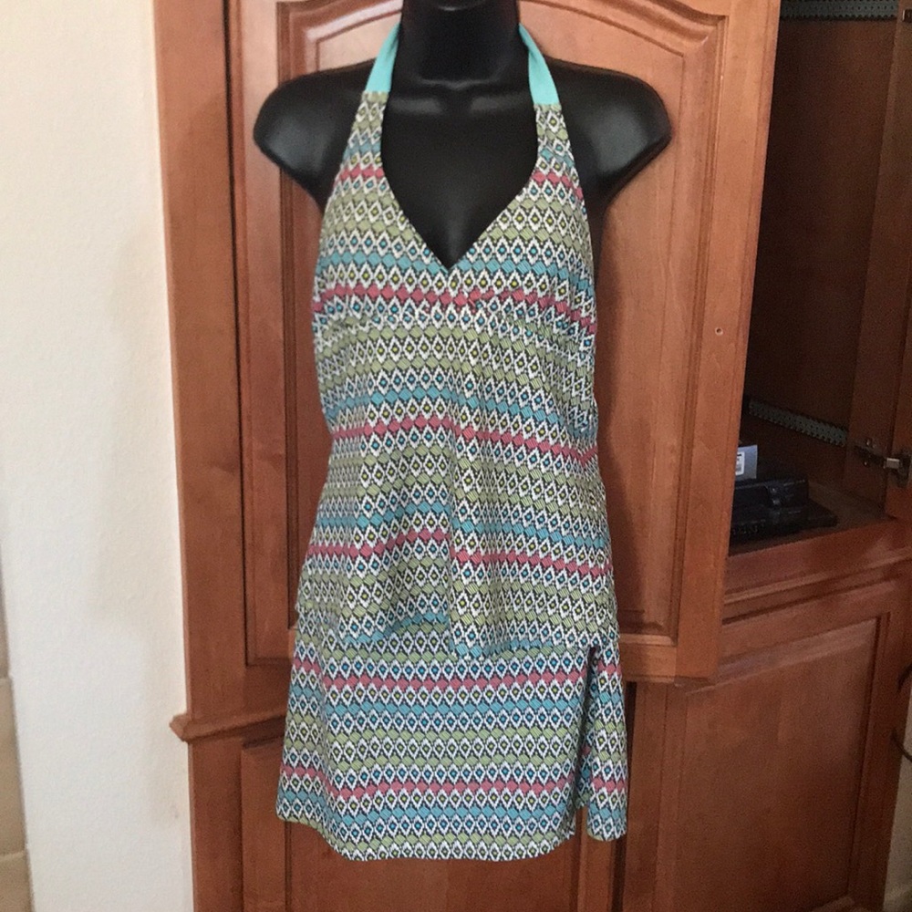 Athleta Tankini Top and Skirt Cover-up
